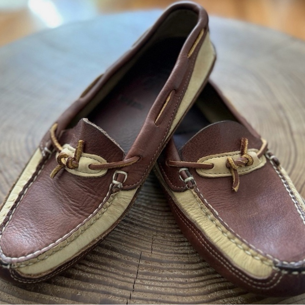 Gokey two toned slippers / loafers